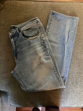 Men's Light Blue Bootcut Jeans